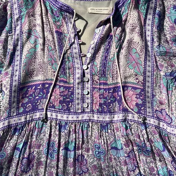 Spell Poinciana Dress in Lilac - Picture 7 of 12